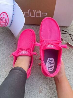 DUDES electric pink