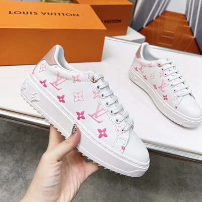 LV pink mono sneaker