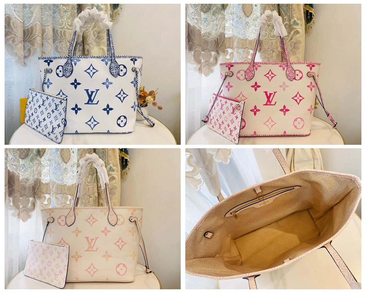 LV watercolor neverfull