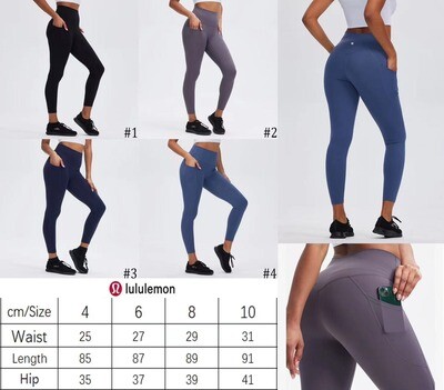 LULU align leggings w/ pockets