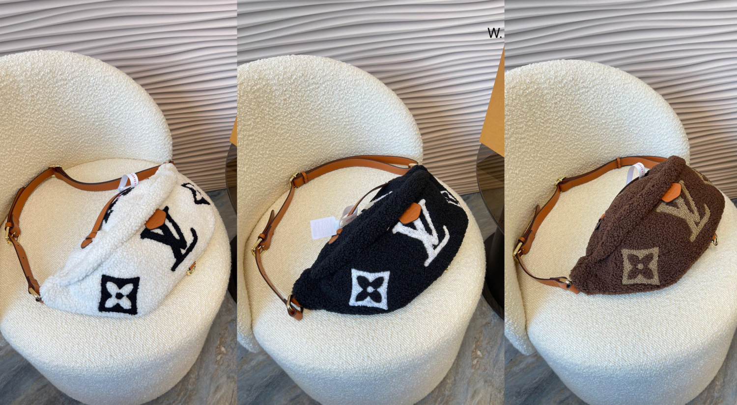 LV sherpa bumbag