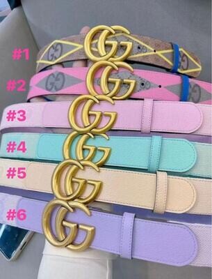 GG pastel belt