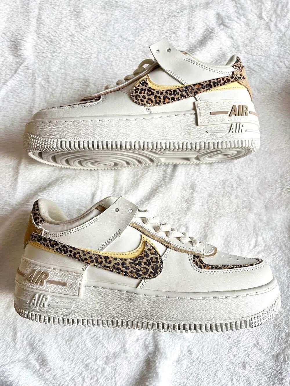 NIKE shadow low leopard AF1