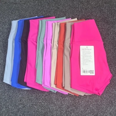 LULU align bike shorts