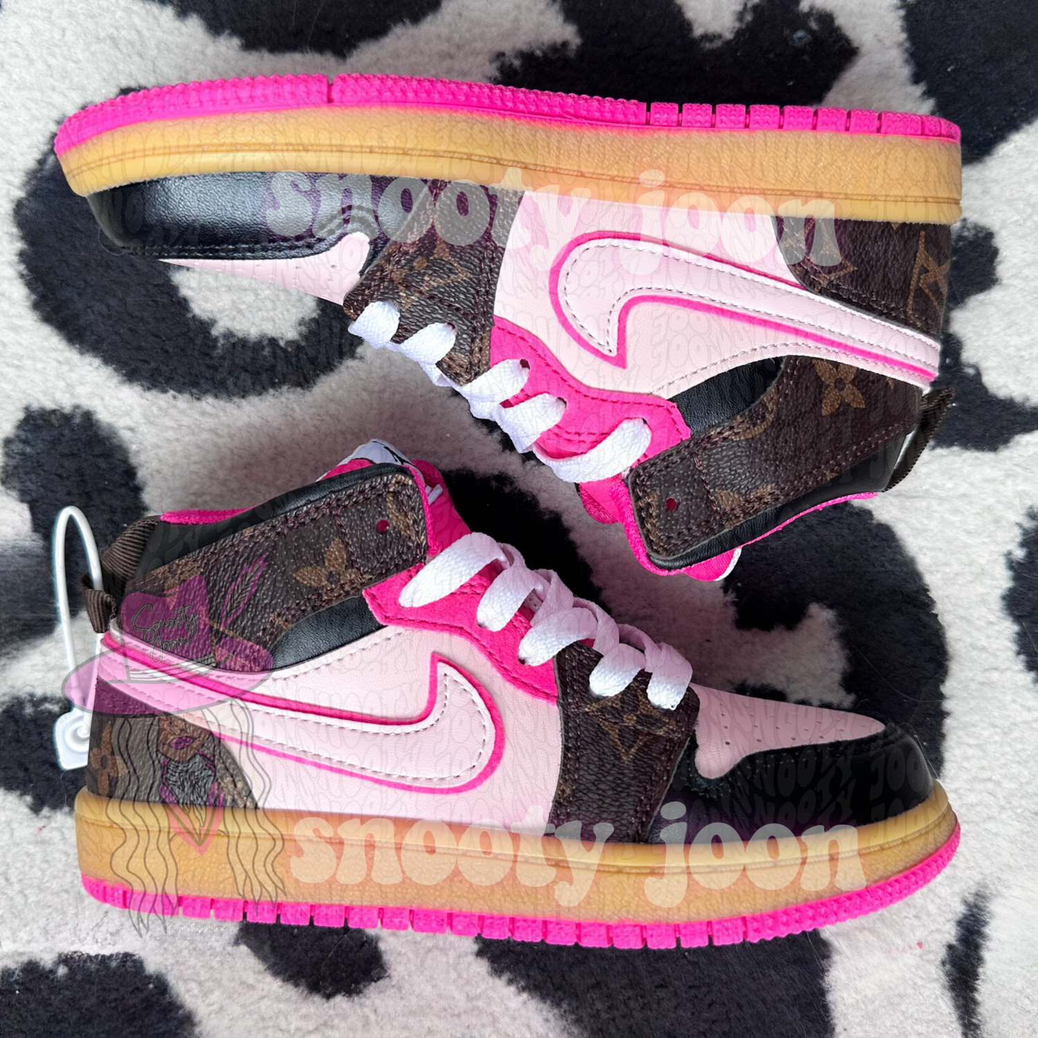 NIKE LV boujee dunks | lil&#39; babes