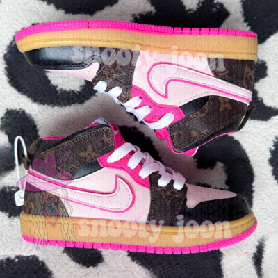 NIKE LV boujee dunks | lil&#39; babes