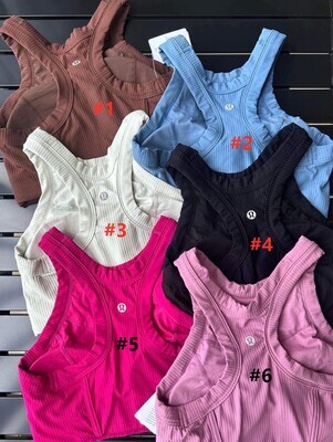 LULU ribbed sports bra