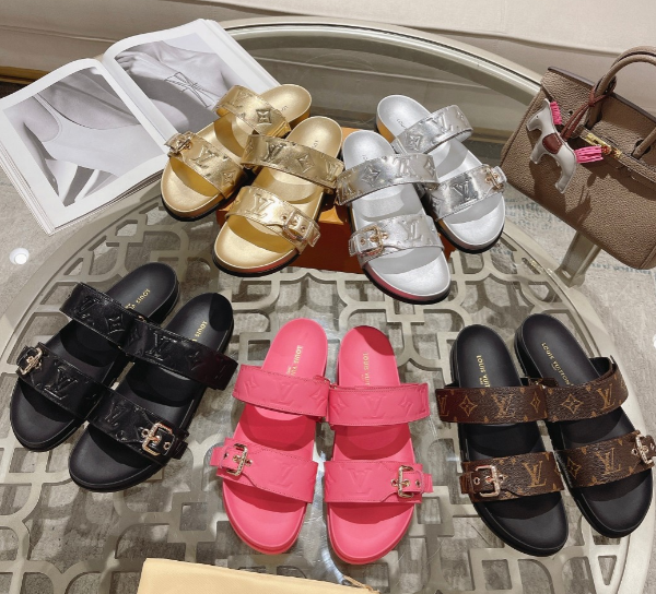 LV summer buckle sandal