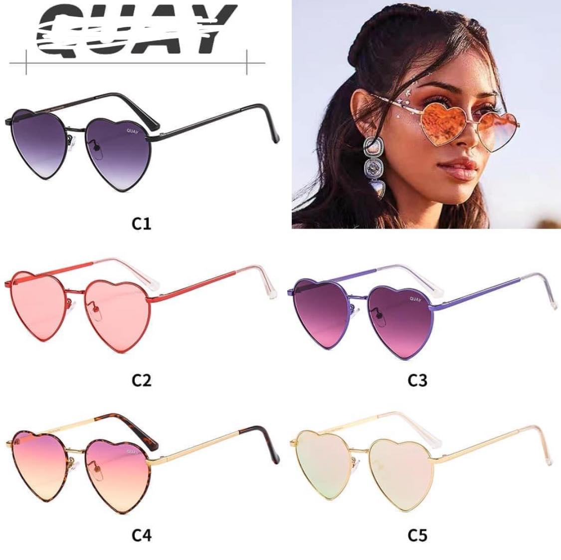 QUAY heart sunnies