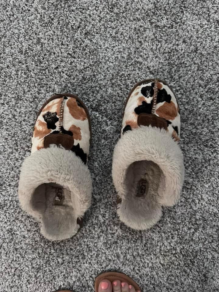 UGG cow print