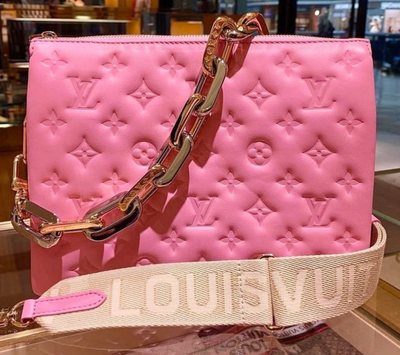 LV bubblegum coussin
