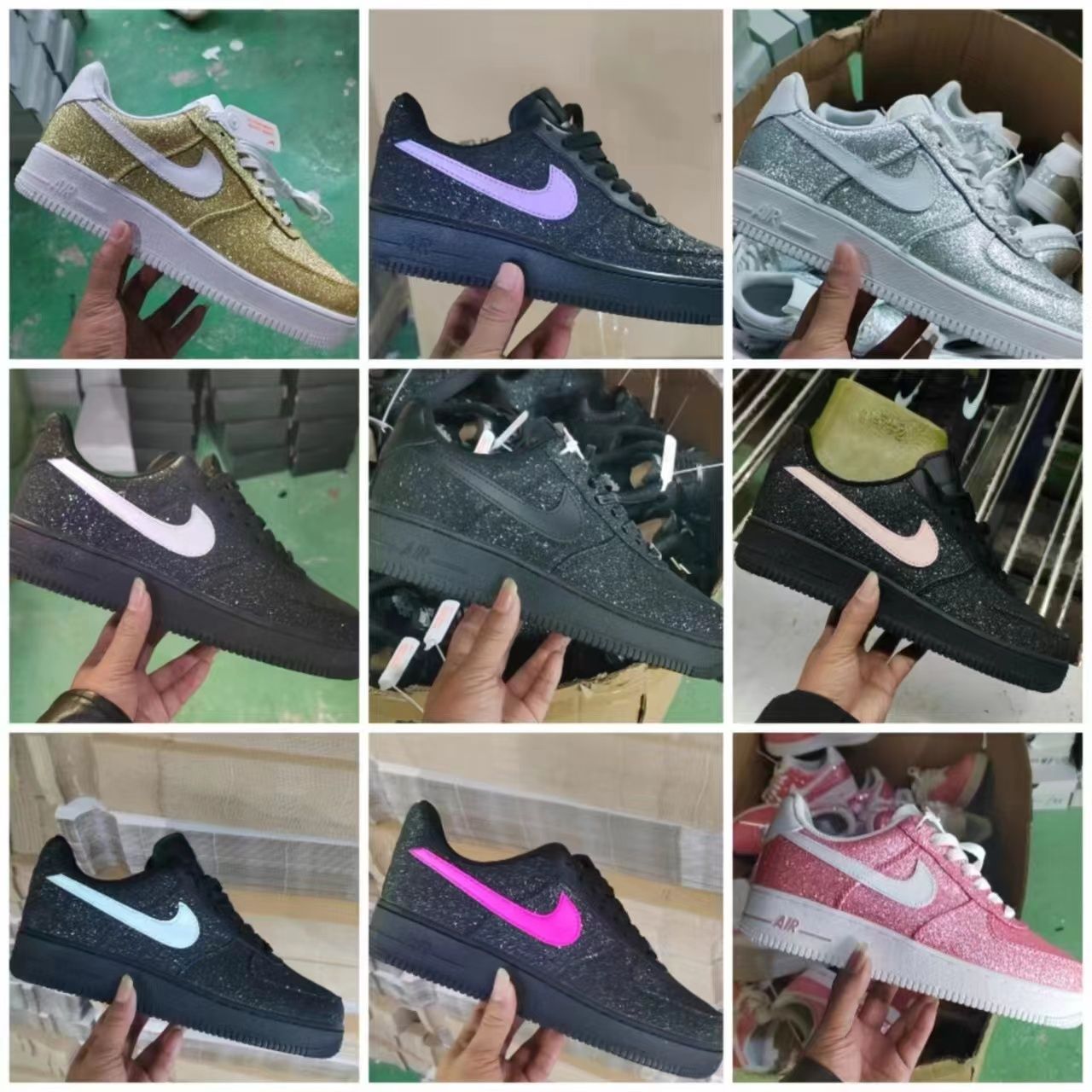 NIKE glitter AF1
