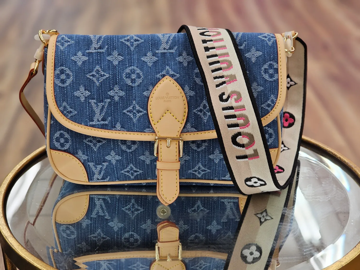 LV denim diane