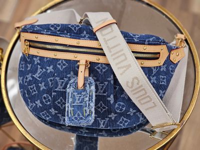 LV denim bum bag