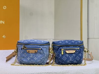 LV denim mini bumbag