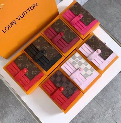 LV button cardholder