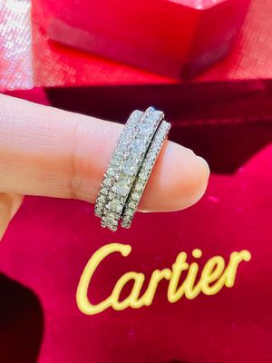 CARTIER three row ring