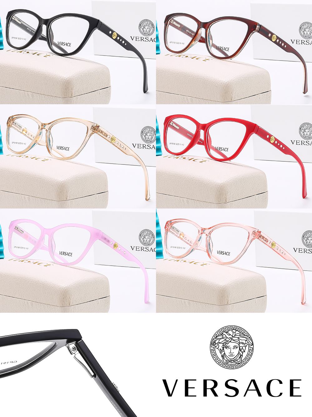 VERSACE clear eyeglasses