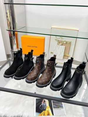 LV beauborg ankle boot