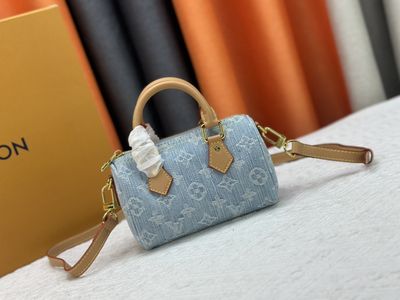 LV mini denim speedy