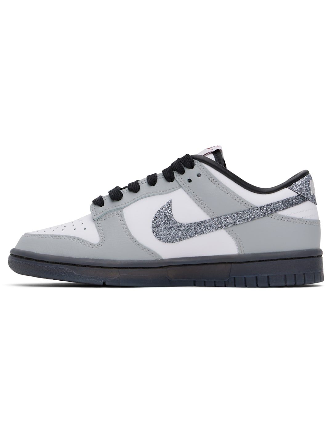 NIKE grey glitter swoosh