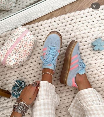 ADIDAS gazelle clear sky pink