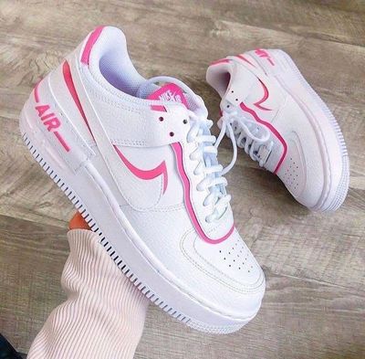 NIKE pink shadow AF1