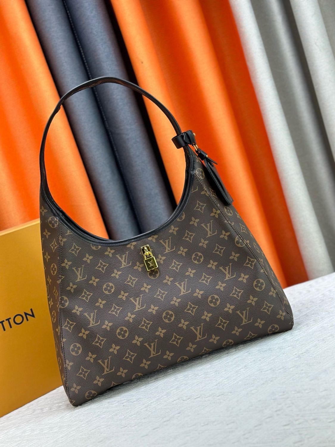 LV monogram drop