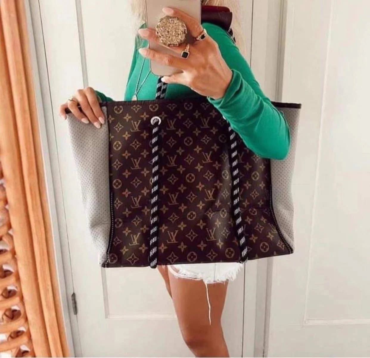 LV grey everyday tote