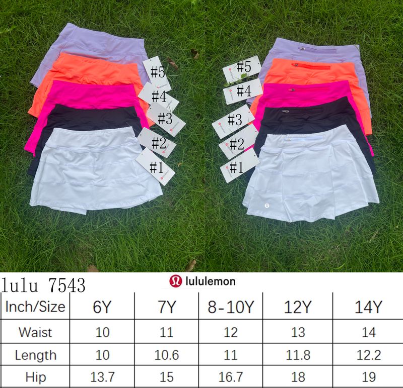 LULU kids summer skort
