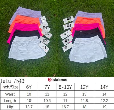 LULU kids summer skort