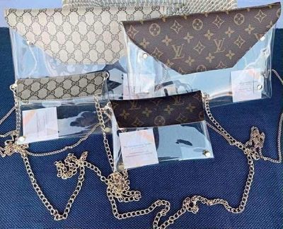 LV clear crossbody