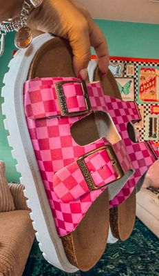 BIRKS pink checker