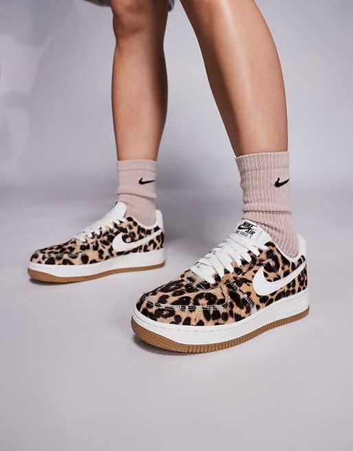 NIKE AF1 cheetah print