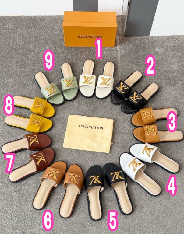 LV leather muscat slide