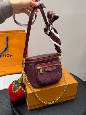 LV plum mini bumbag