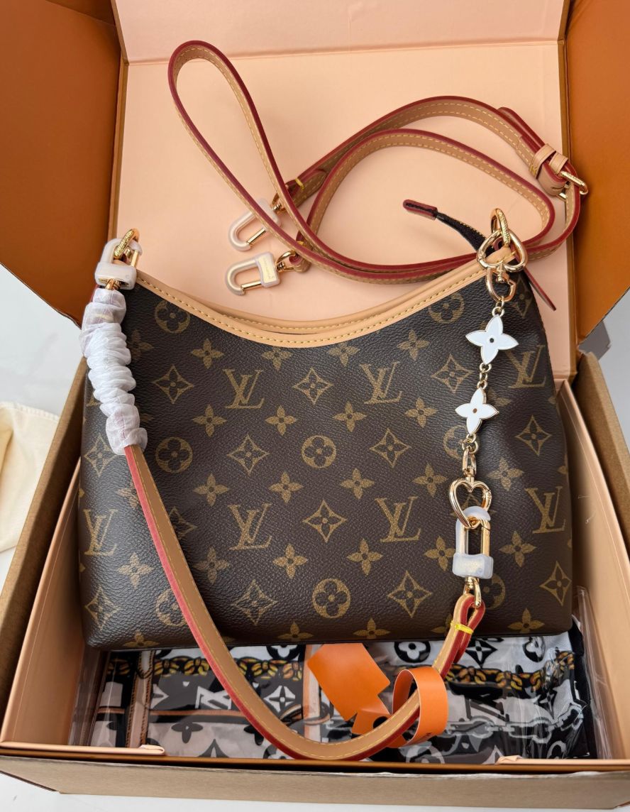 LV carryall flower charm