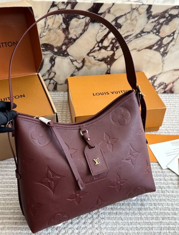 LV plum carryall