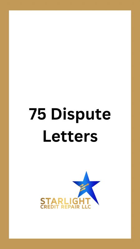 75 Dispute letters