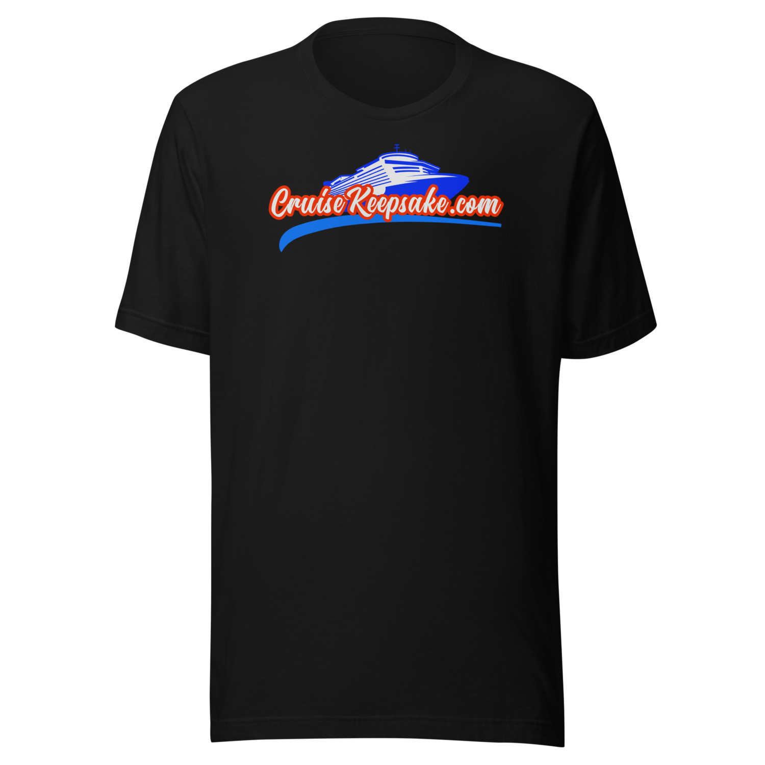 cruisekeeksake.com Logo Unisex t-shirt, Color: Black, Size: L