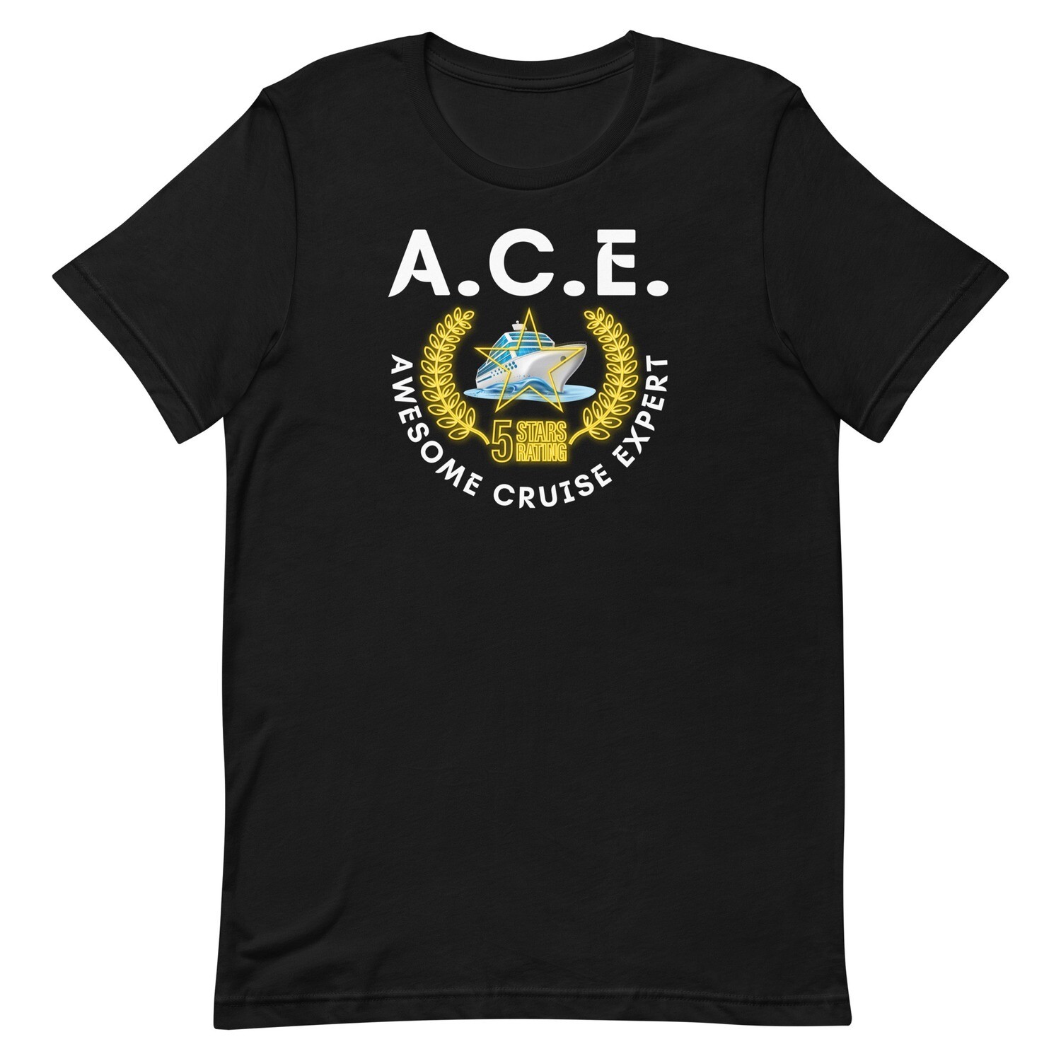 Awesome Cruise Expert Unisex Cruise T-shirt, Color: Black, Size: M