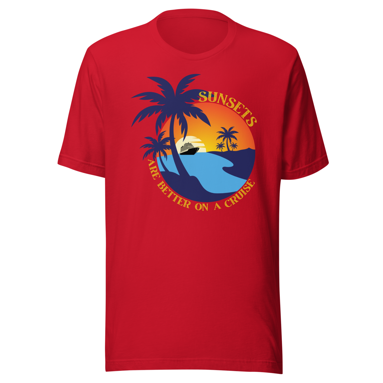 Sunsets Unisex Cruise T-shirts