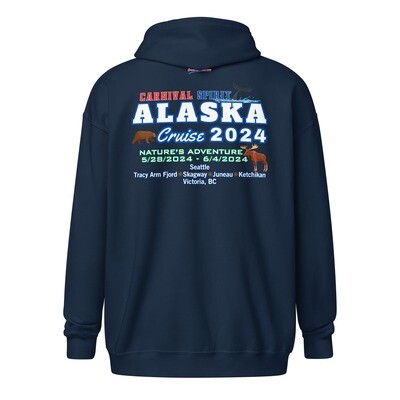 Alaska 5/28/2024 v2.0 Unisex Zip Hoodie