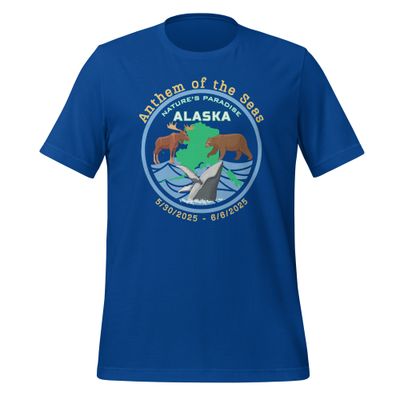 Anthem of the Seas Alaska 5/30/2025 v1 Unisex T-Shirt