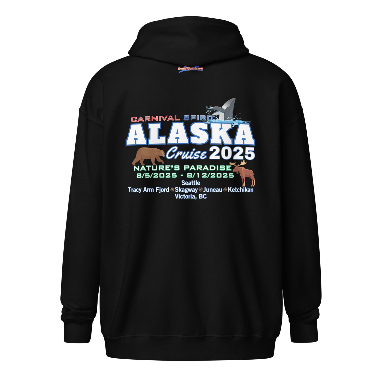 Alaska 8/5/2025 v3 Unisex Zip Hoodie