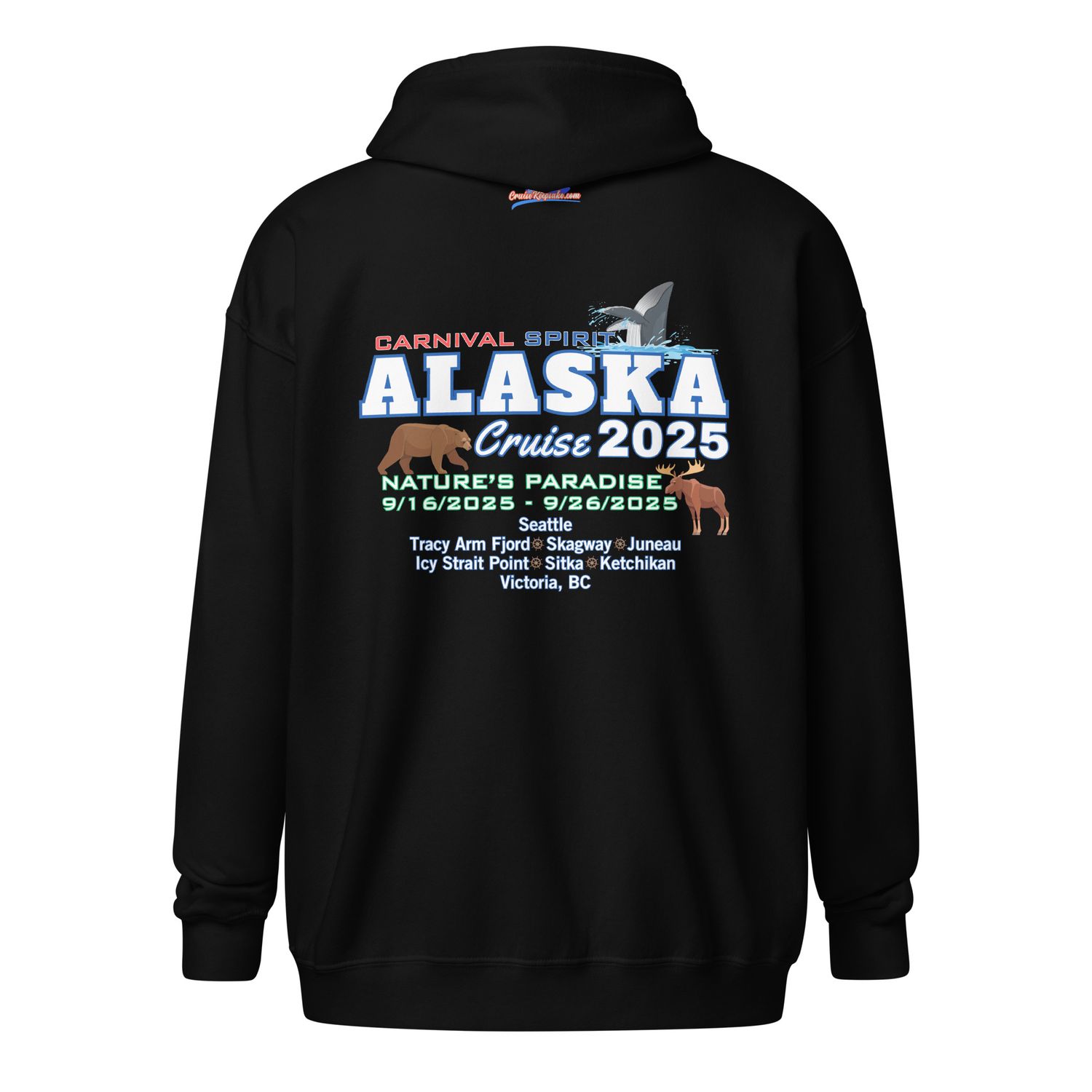 Alaska 9/16/2025 v3 Unisex Zip Hoodie