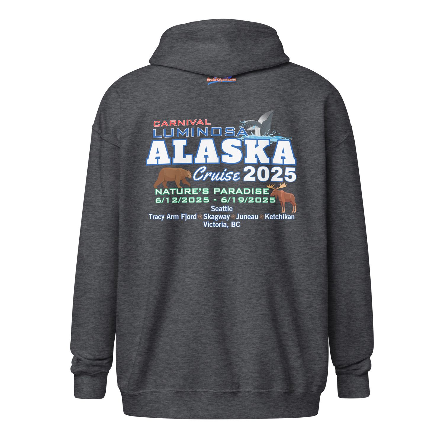 Alaska 6/12/2025 v3 Unisex Zip Hoodie 