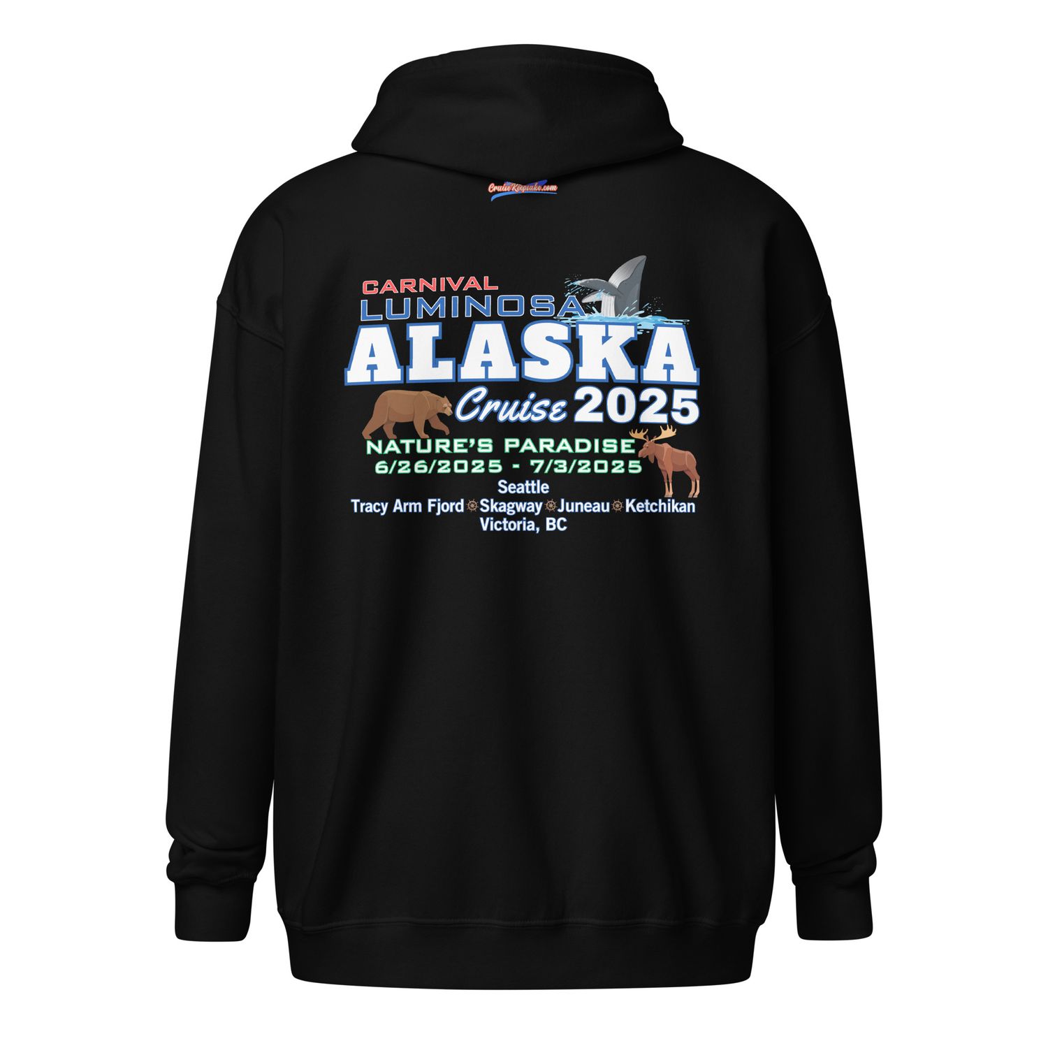 Alaska 6/26/2025 v3 Unisex Zip Hoodie 