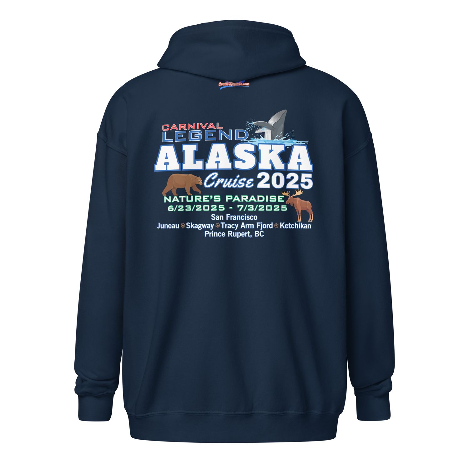 Alaska 6/23/2025 v3 Unisex Zip Hoodie