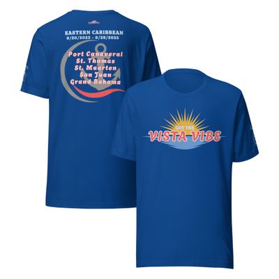 Carnival Vista v1.2 9/20/2025 Unisex T-Shirt Shanster Travels Edition
